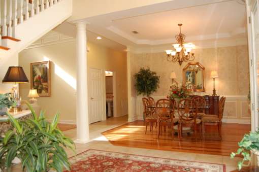 Music Room View from the foyer. We’ll be using this as our music room.