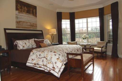 Master Bedroom The master bedroom might be bigger than Nick’s sister’s entire house.