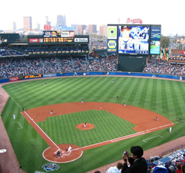 Turner Field, home of the Braves