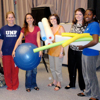 Emily Sharrett, Maria Pe&ntilde;a, Hannah Meloy, Barbee Monk, Shyla Norful